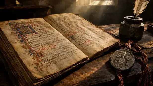 Incfidelibus medieval Latin parchment manuscript with papal seal