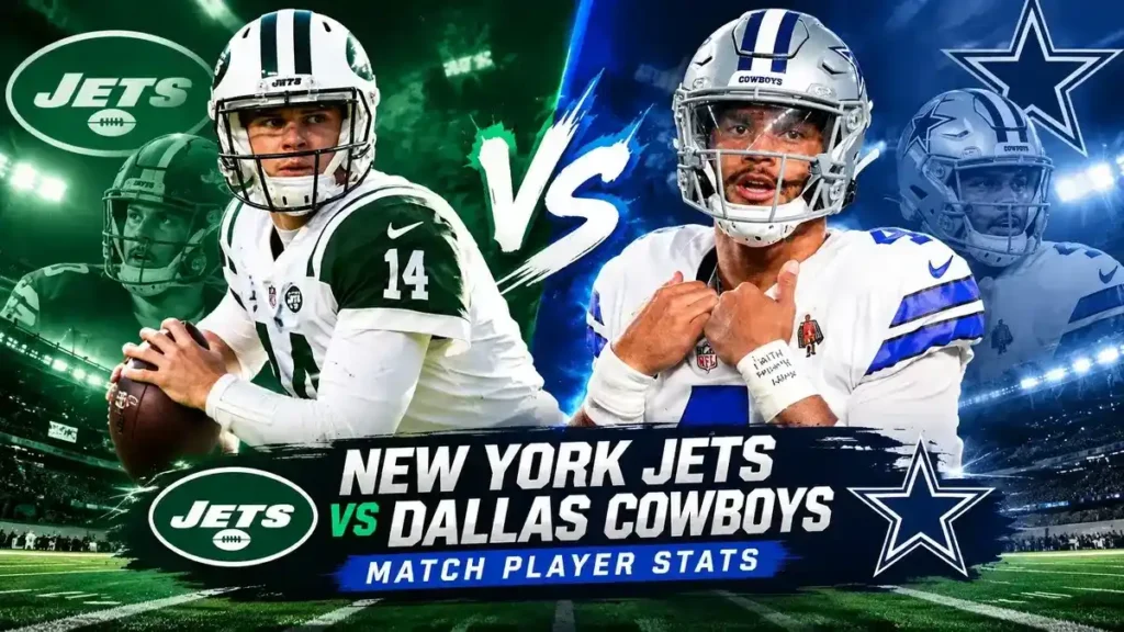 New York Jets vs Dallas Cowboys Match Player Stats